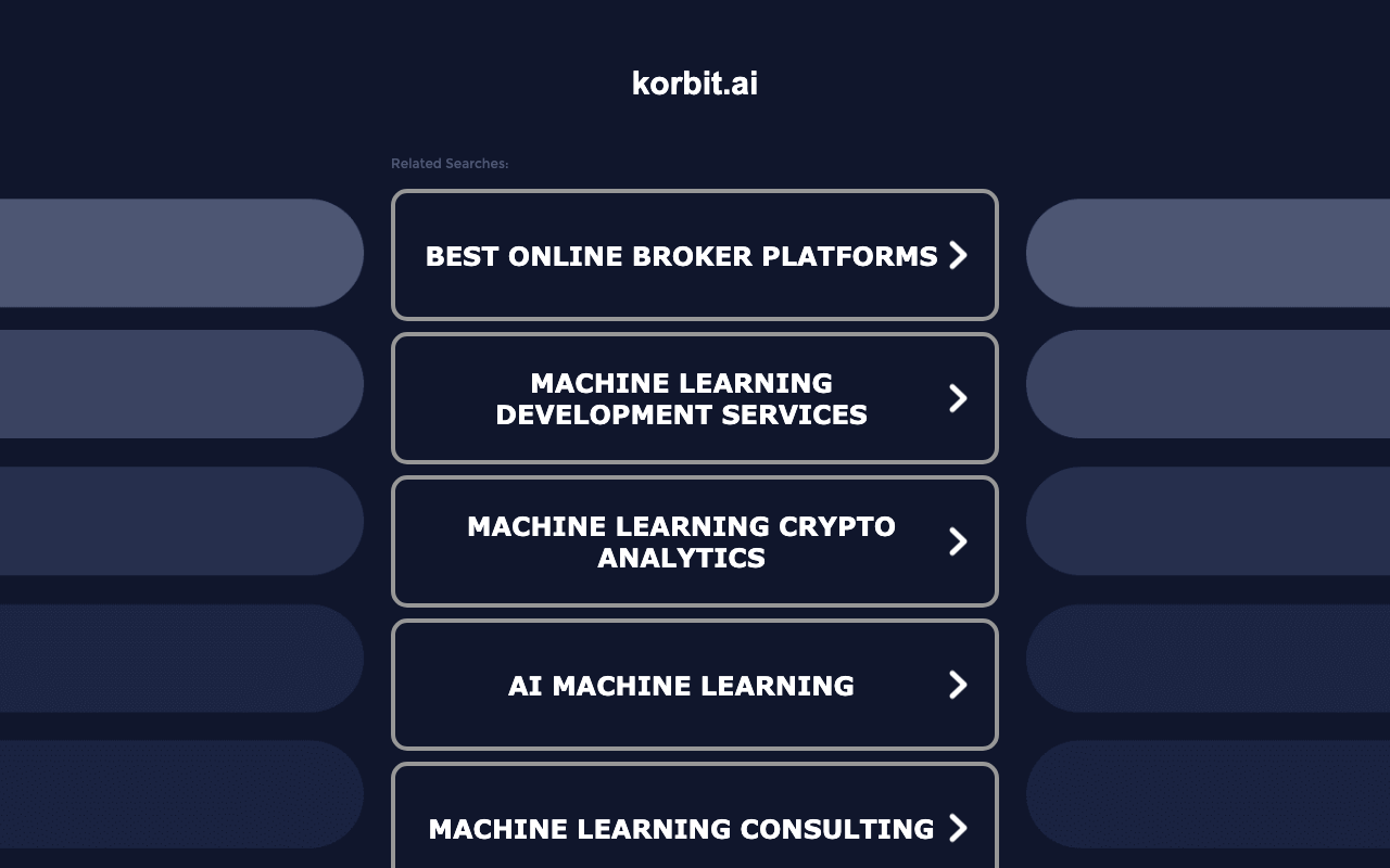 Korbit AI AI code review tool homepage screenshot