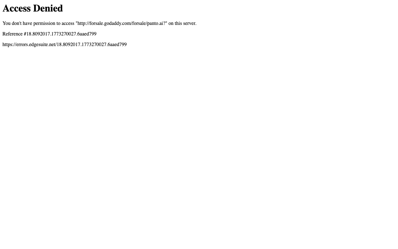 Panto AI code review tool homepage screenshot